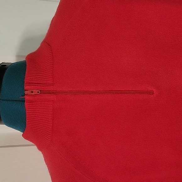 White stage mock turtle neck sweater - Picture 3 of 4